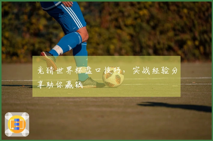 竞猜世界杯盘口技巧，实战经验分享助你赢钱